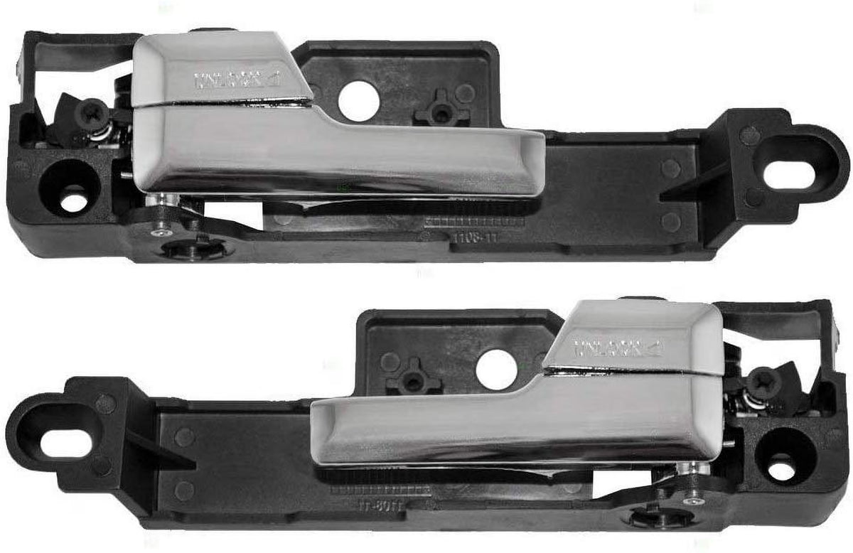 Front Left & Front Right Door Handle with Chrome Lever 2 Pc Set T37127