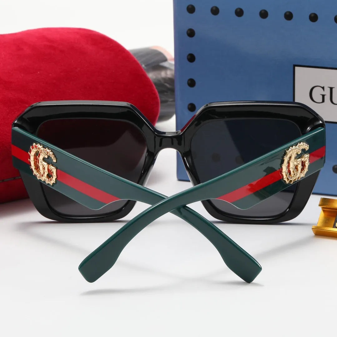 Fashion Striped Frame Sunglasses T474877