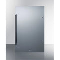 ADA Compliant 19" W All-Refrigerator with Stainless Steel Door and Lock R8599
