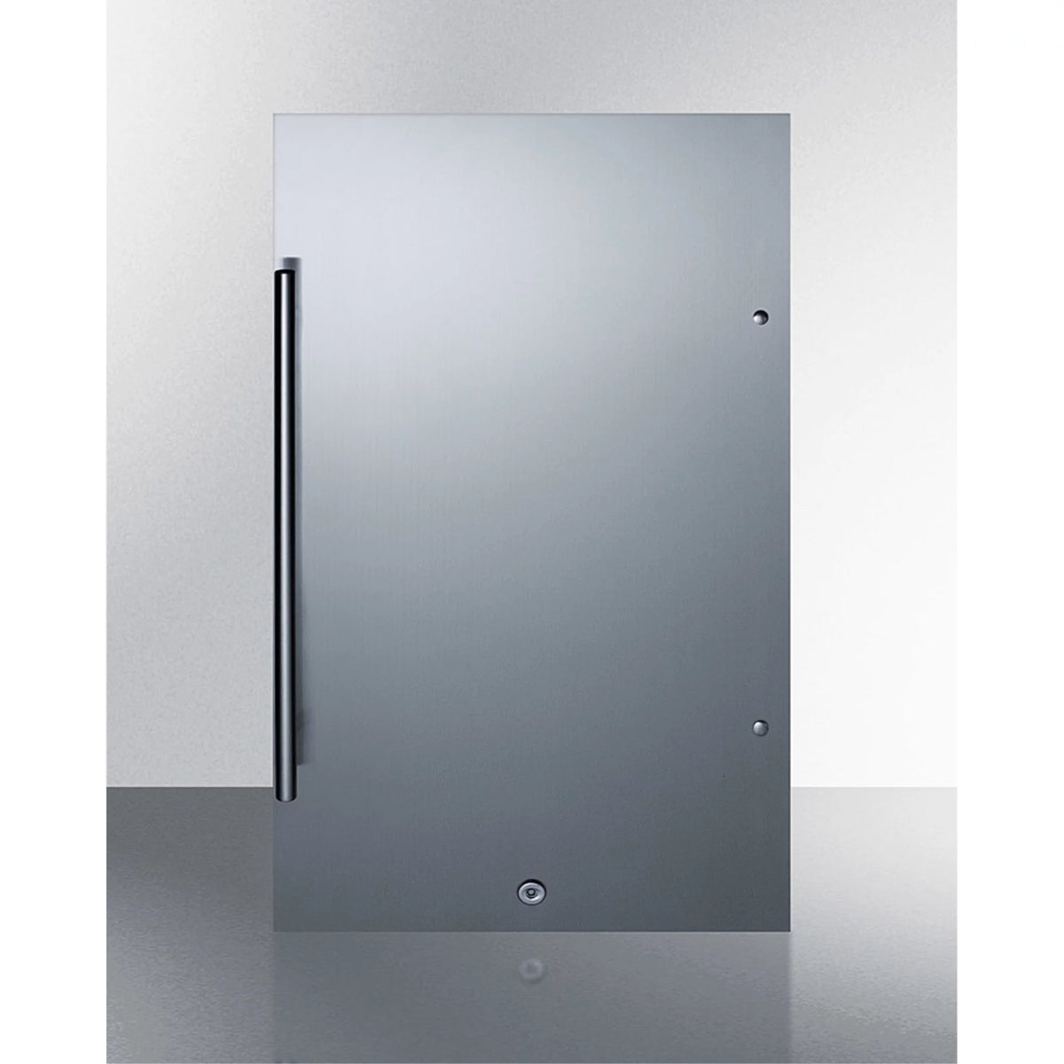 ADA Compliant 19" W All-Refrigerator with Stainless Steel Door and Lock R8599