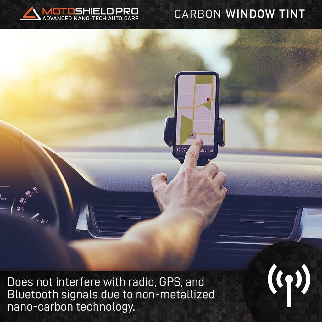 Carbon Window Tint Film 35% VLT 20” in x 100’ ft Roll Pack of 2 E177
