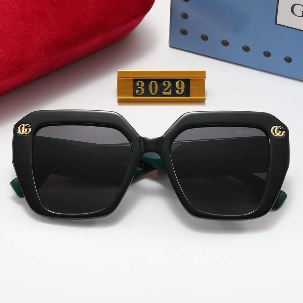 Fashion Striped Frame Sunglasses T474877