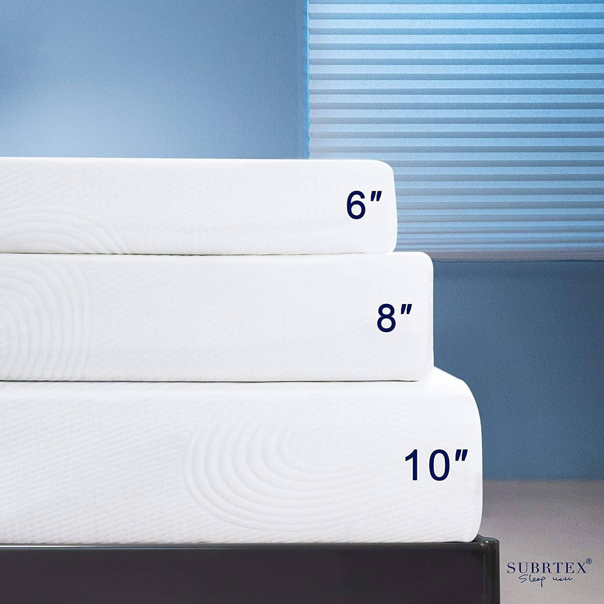 Twin Gel-Infused Memory Foam Mattress with Cover Q22007