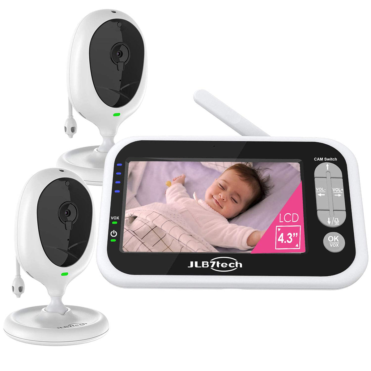 Video Baby Monitor with 2 Digital Cameras X224