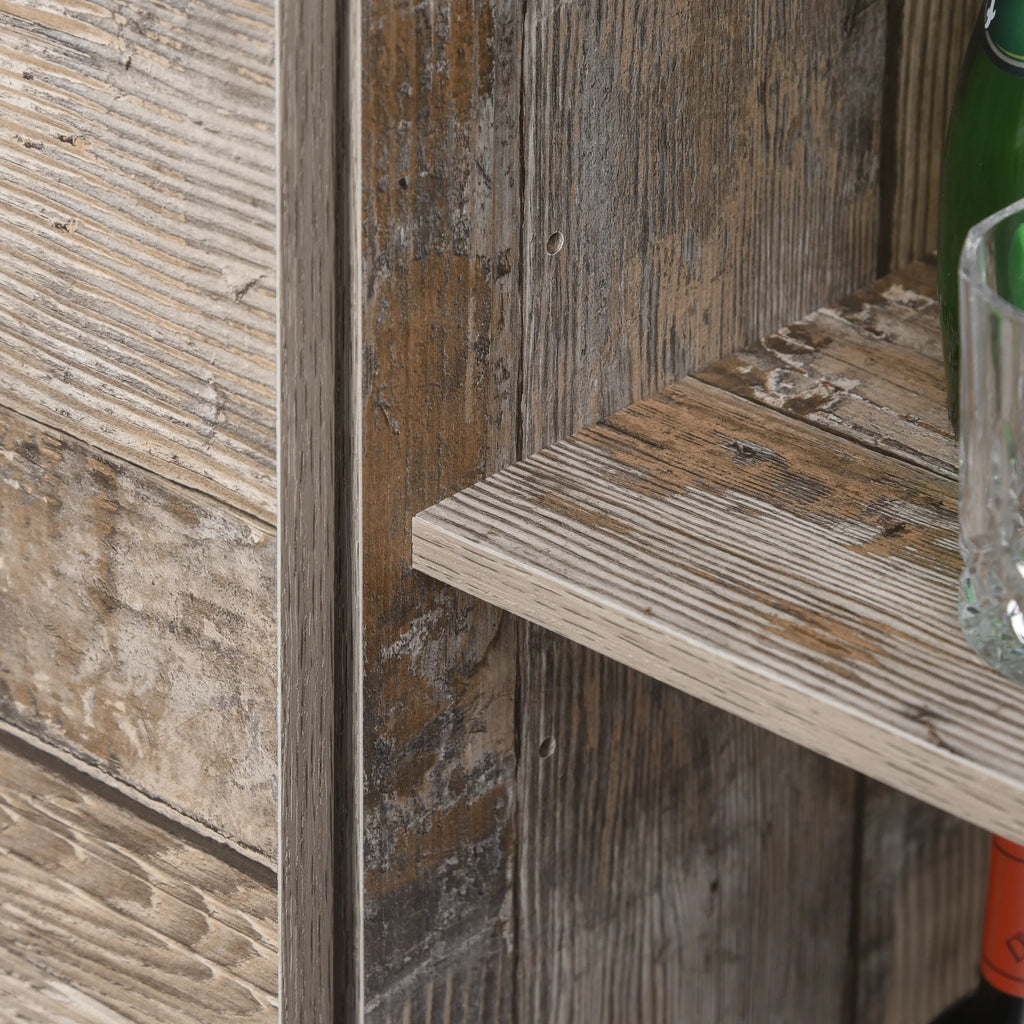 Rustic Kitchen Buffet with Hutch X410