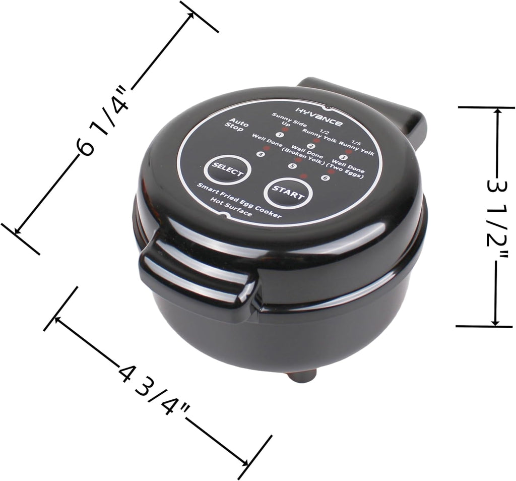 Non Stick Fried Egg Cooker (BLACK) D399