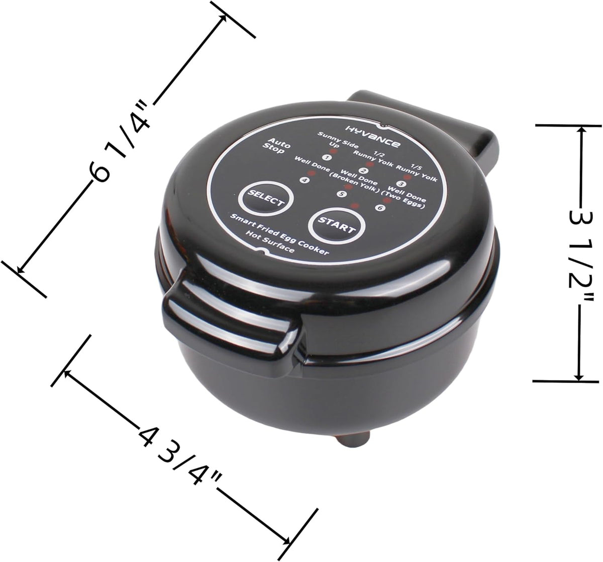 Non Stick Fried Egg Cooker (BLACK) D399