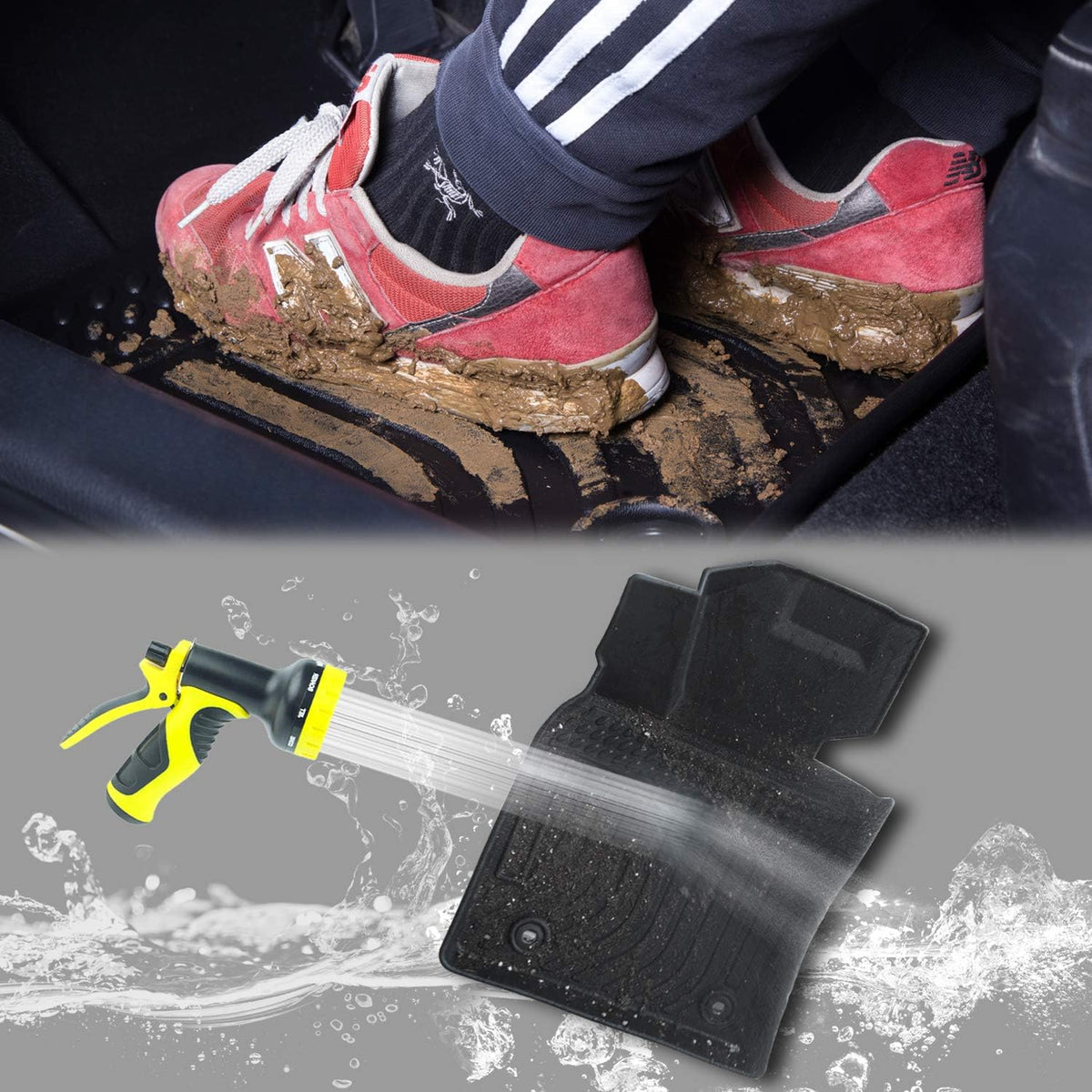 Black Car Mats L7935