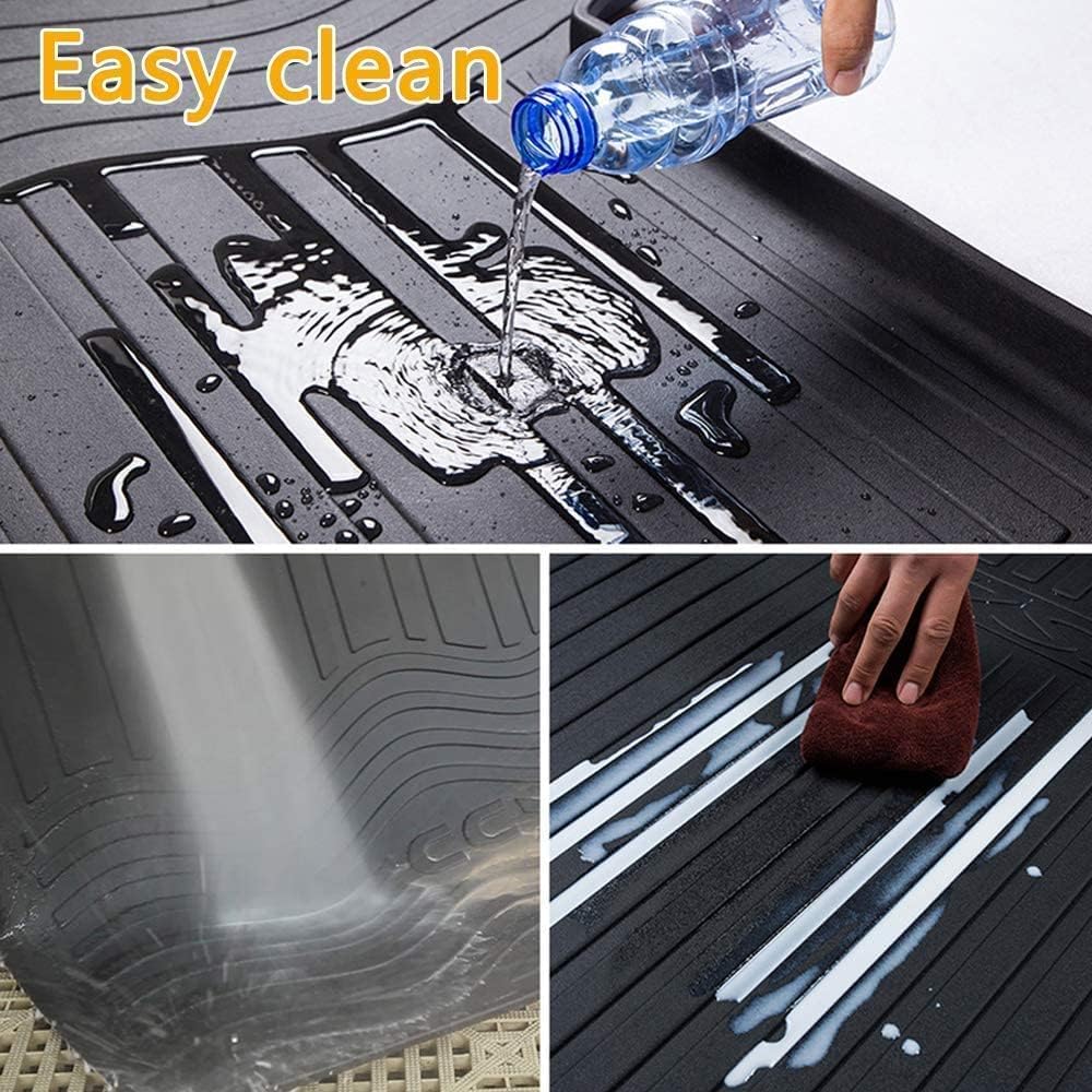 Black TPO Heavy Duty Waterproof Cargo Tray Trunk Floor Mat G8569