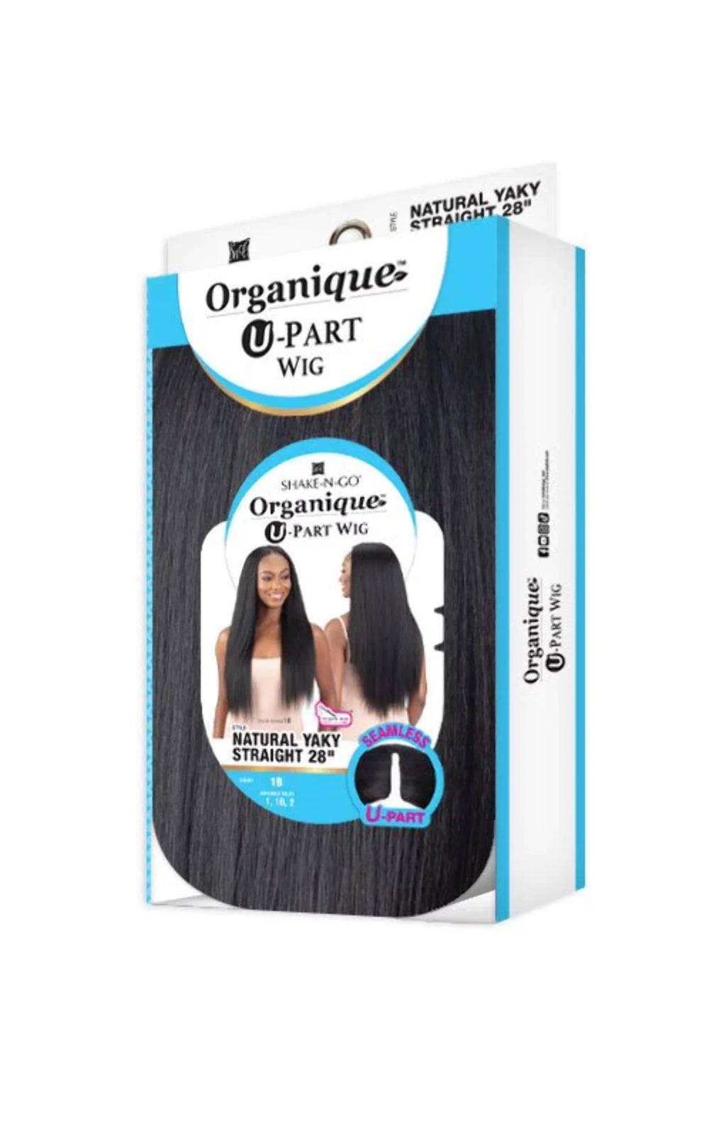 Wig U-Part Natural Yaky straight 28" Q80107