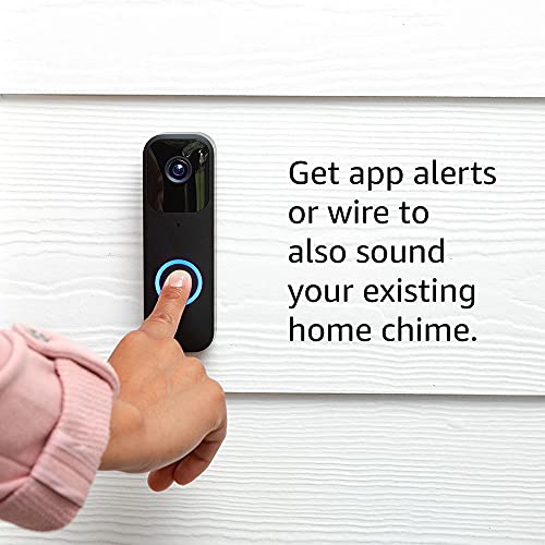 Black Video Doorbell with Sync Module 2 S66655