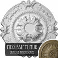 16 3/8 inch x 1 3/4 inch Hand-Painted Ceiling Medallion X5632