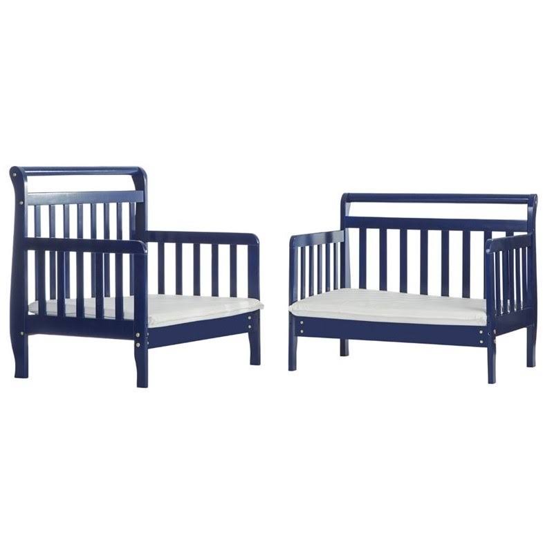Royal Blue 3-in-1 Convertible Toddler Bed Y797