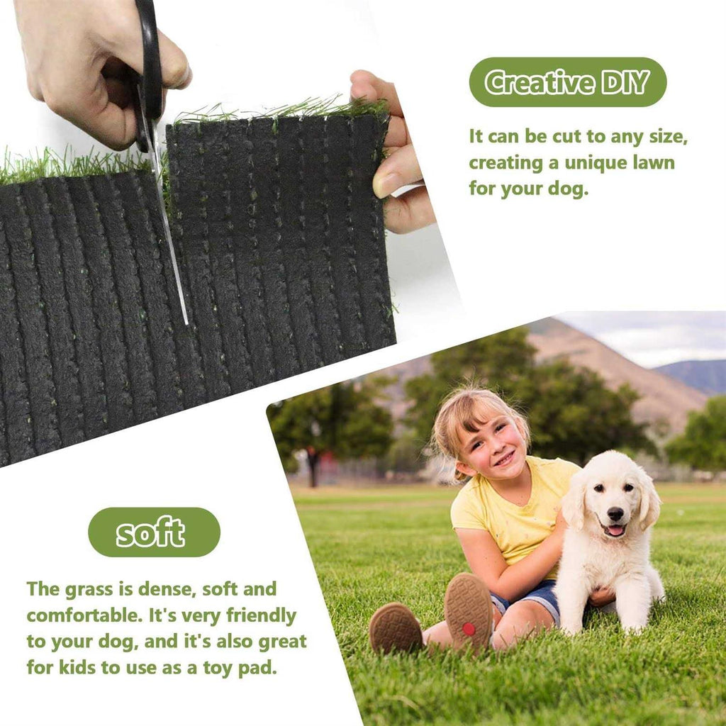 39.4 x 31.5 Inches Washable Artificial Grass Rug X803990