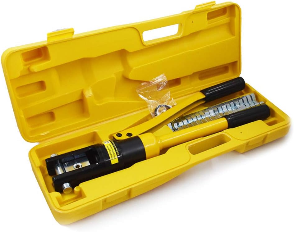 16 Ton Hydraulic Wire Crimper with 11 Dies U672483