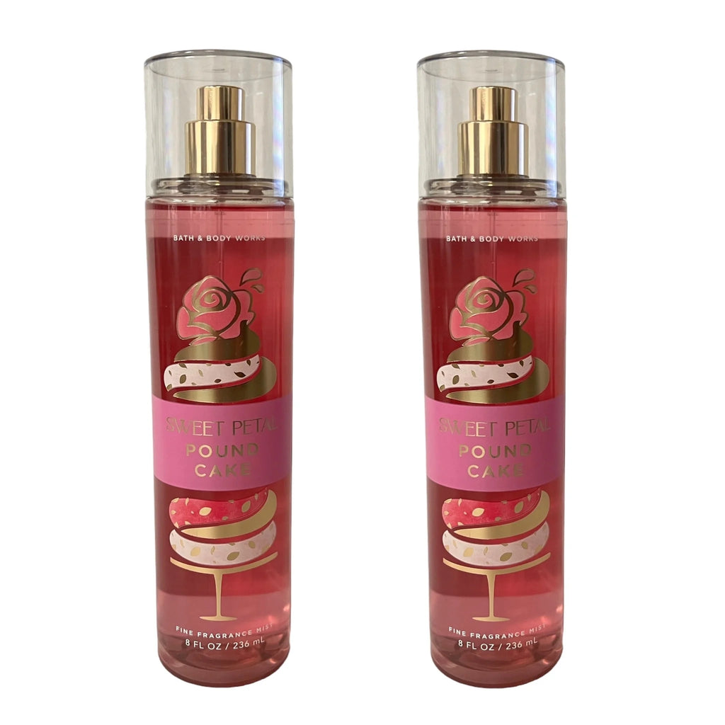 Sweet Petal Pound Cake Fragrance Mist Set 8 fl oz W63269