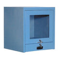 Blue Counter Top Security Computer Cabinet F59310