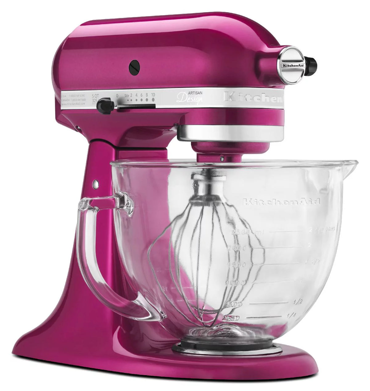 5 Quart Tilt-Head Stand Mixer with Glass Bowl I36641