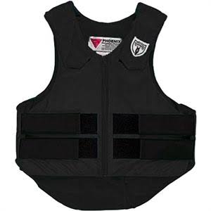 Black Adult Protective Horse Riding Vest F613