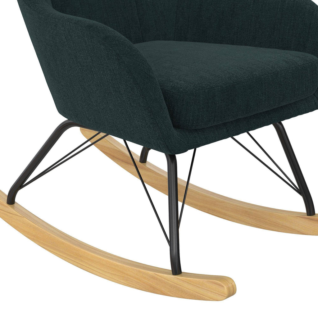 Blue Wingback Rocker Z944000