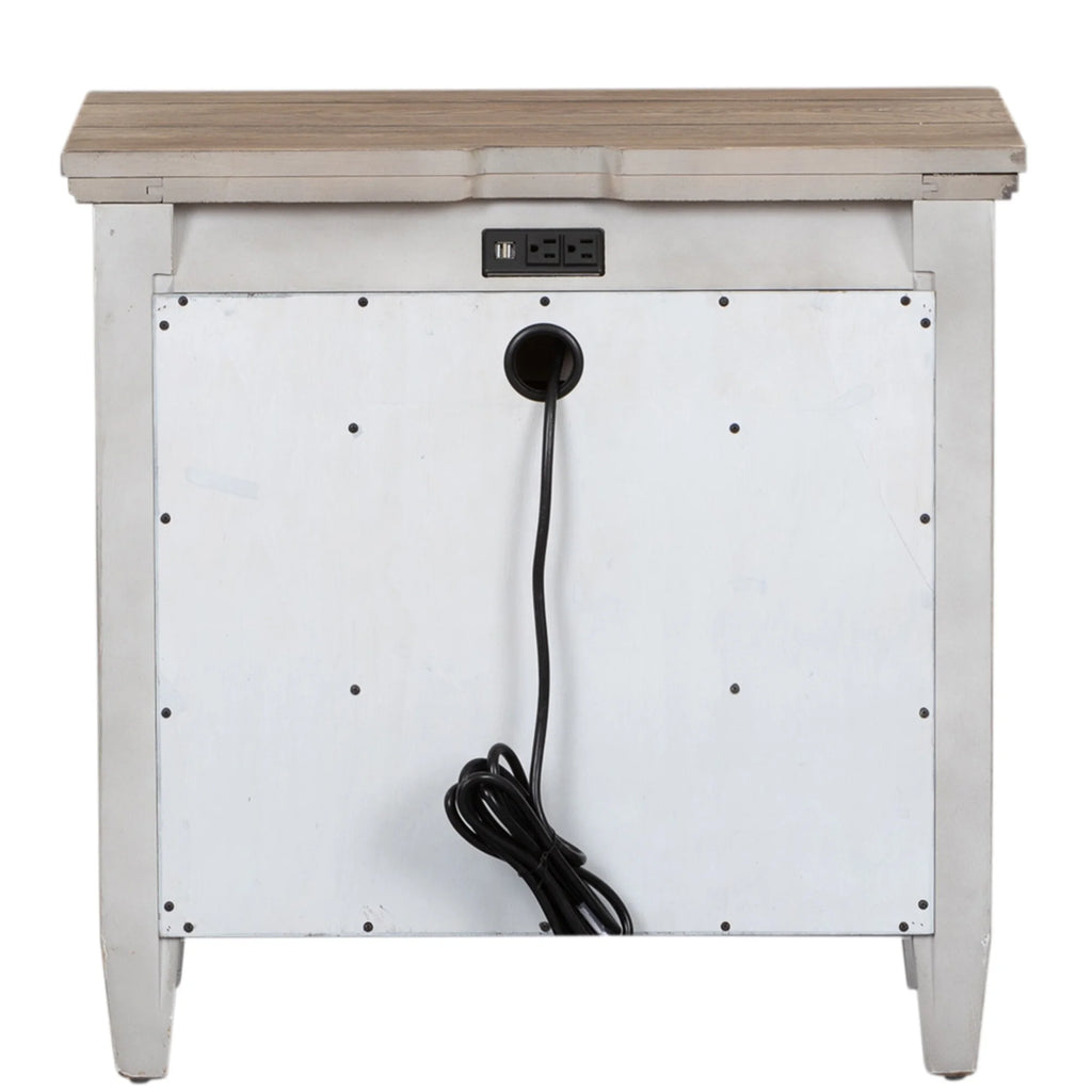 1 Drawer Night Stand with Charging Station F681683