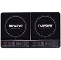 Double Induction Cooktop, 1800W, 2 Large 8” Heating Coils, Independent Controls, 94 Temp Settings, Ceramic Glass Surface D737