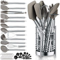 38 Pieces Silicone Kitchen Utensils Set With Stainless Steel Utensil Holder N7235