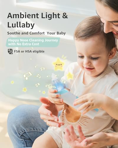 Baby Nasal Aspirator with 3 Soft Silicone Tips Y36891