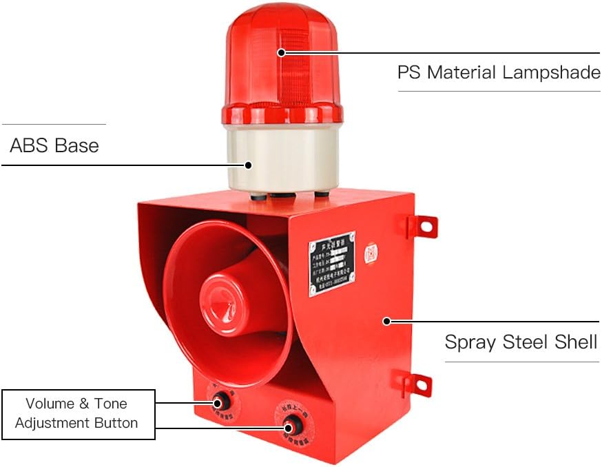 AC110V-120V Sounds and Lights Alarm K841