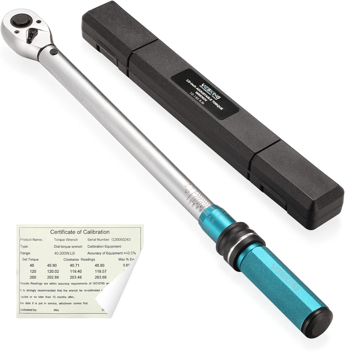 1/2-Inch Drive Click Torque Wrench Set Pack of 2 X882