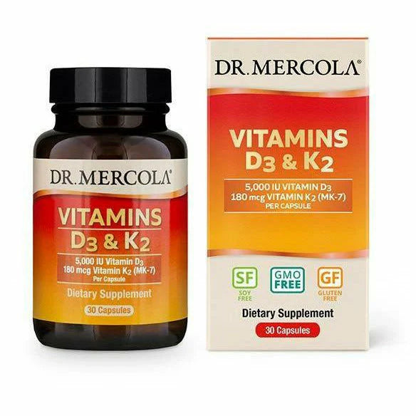 Vitamins D3 and K2 30 caps C545