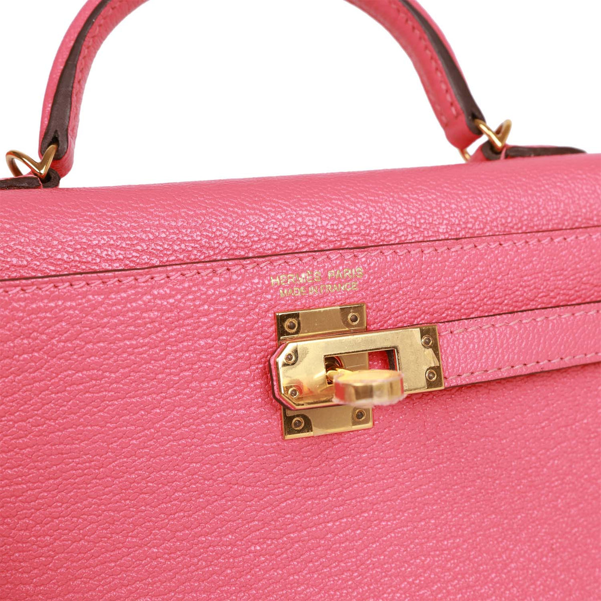 Pre-owned Rose Lipstick Chèvre Bag D664449