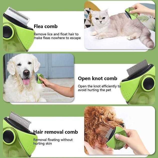 3 in 1 Grooming Brush Tool for Dogs & Cats C85936