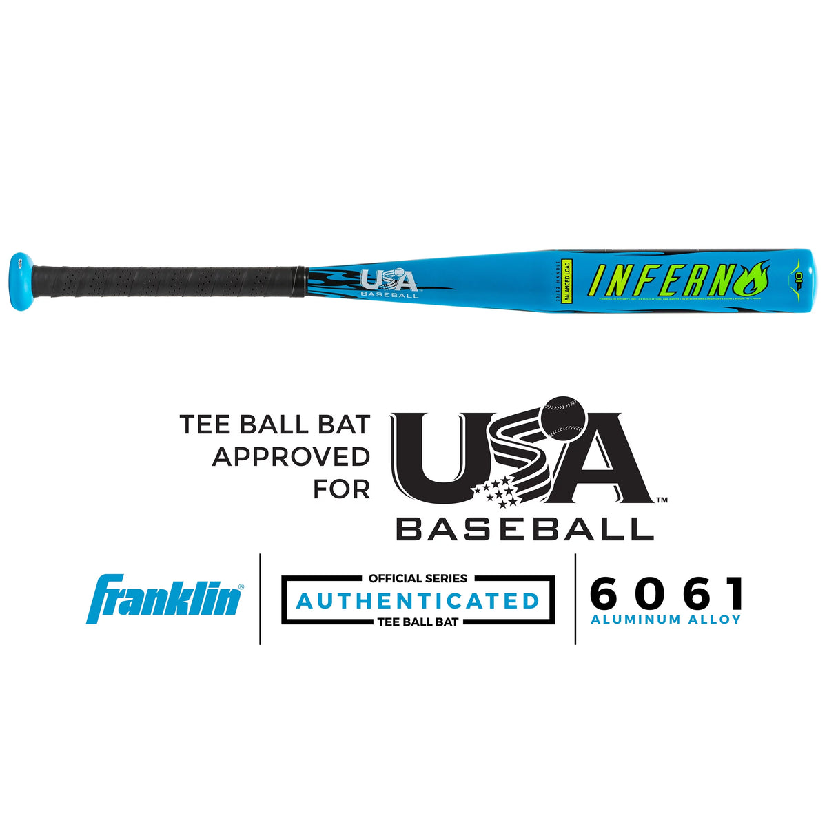 Blue Youth Tee Ball Set with 25 Bat and Glove W6095