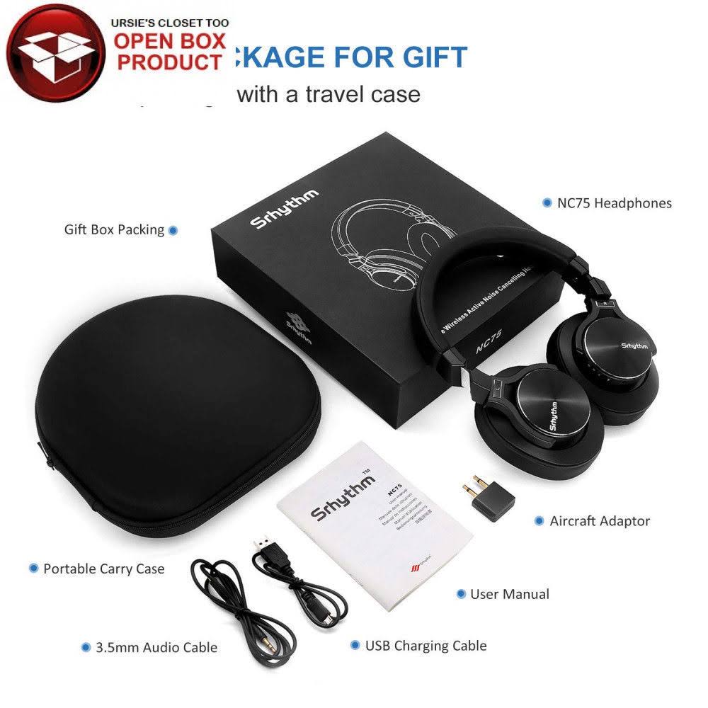 Active Noise Cancelling Bluetooth Headphones with Microphone X346
