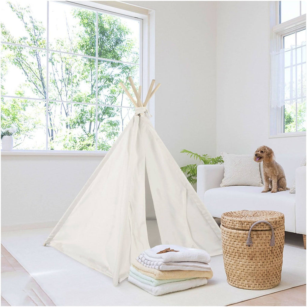 Foldable Cotton Canvas Pet Bed W889409