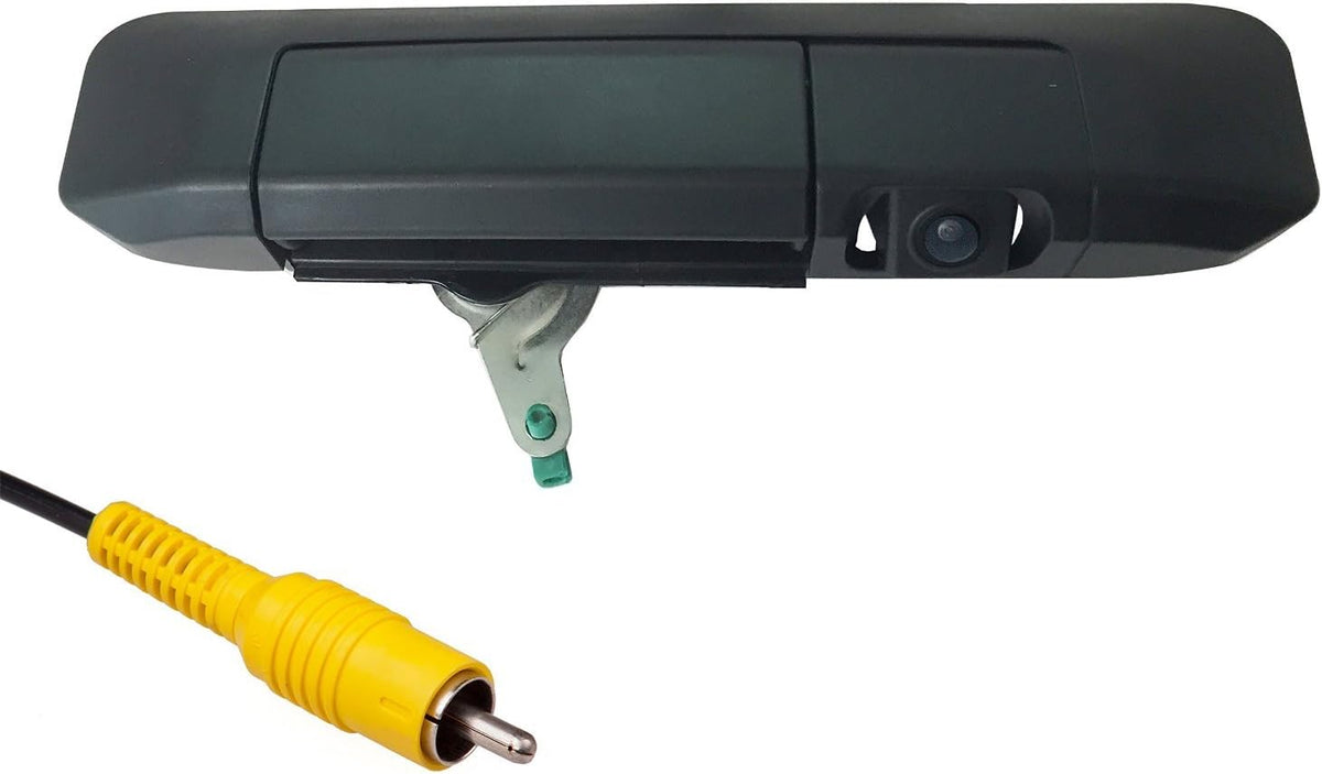 Black Textured Tailgate Handle with Backup Camera R679456