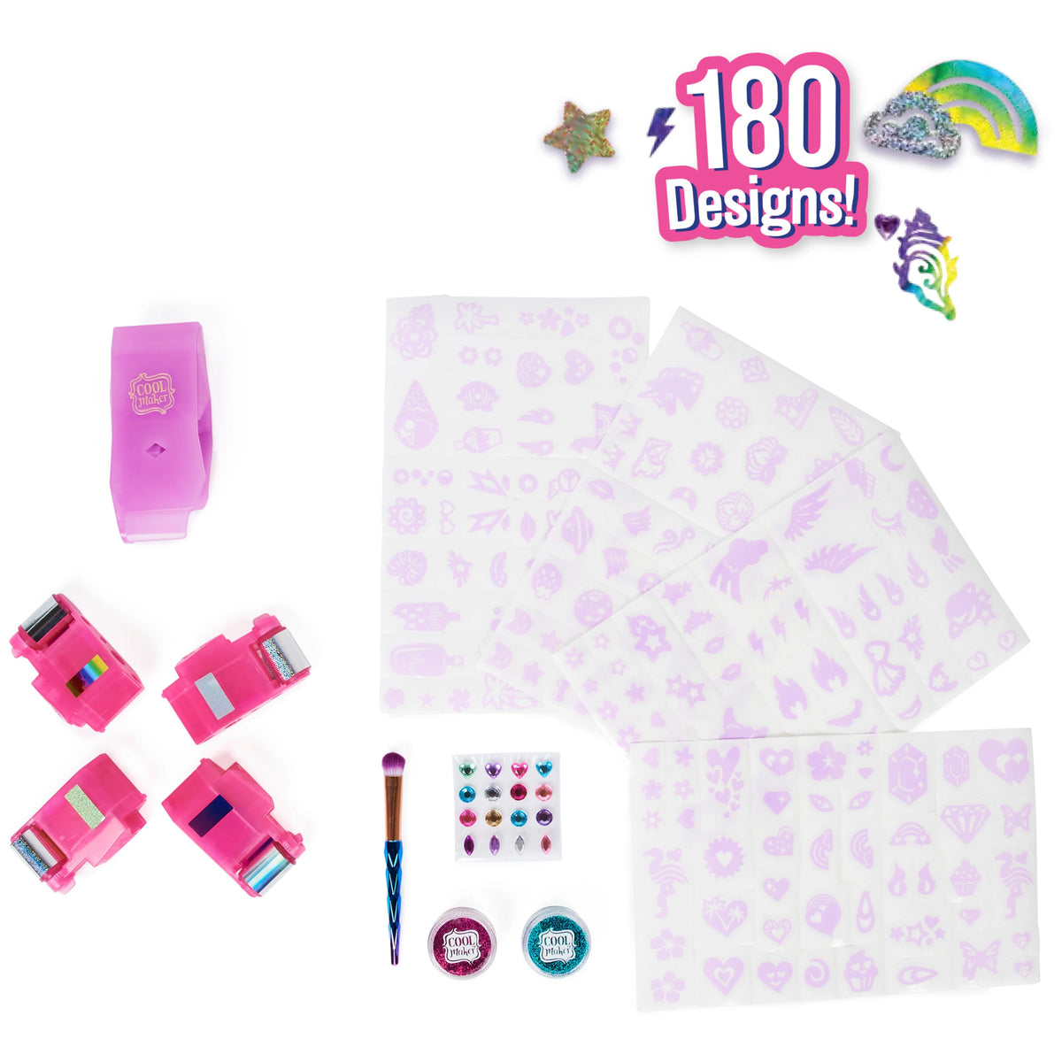 Shimmer Me Body Art with 4 Metallic Foils and 180 Designs B27755