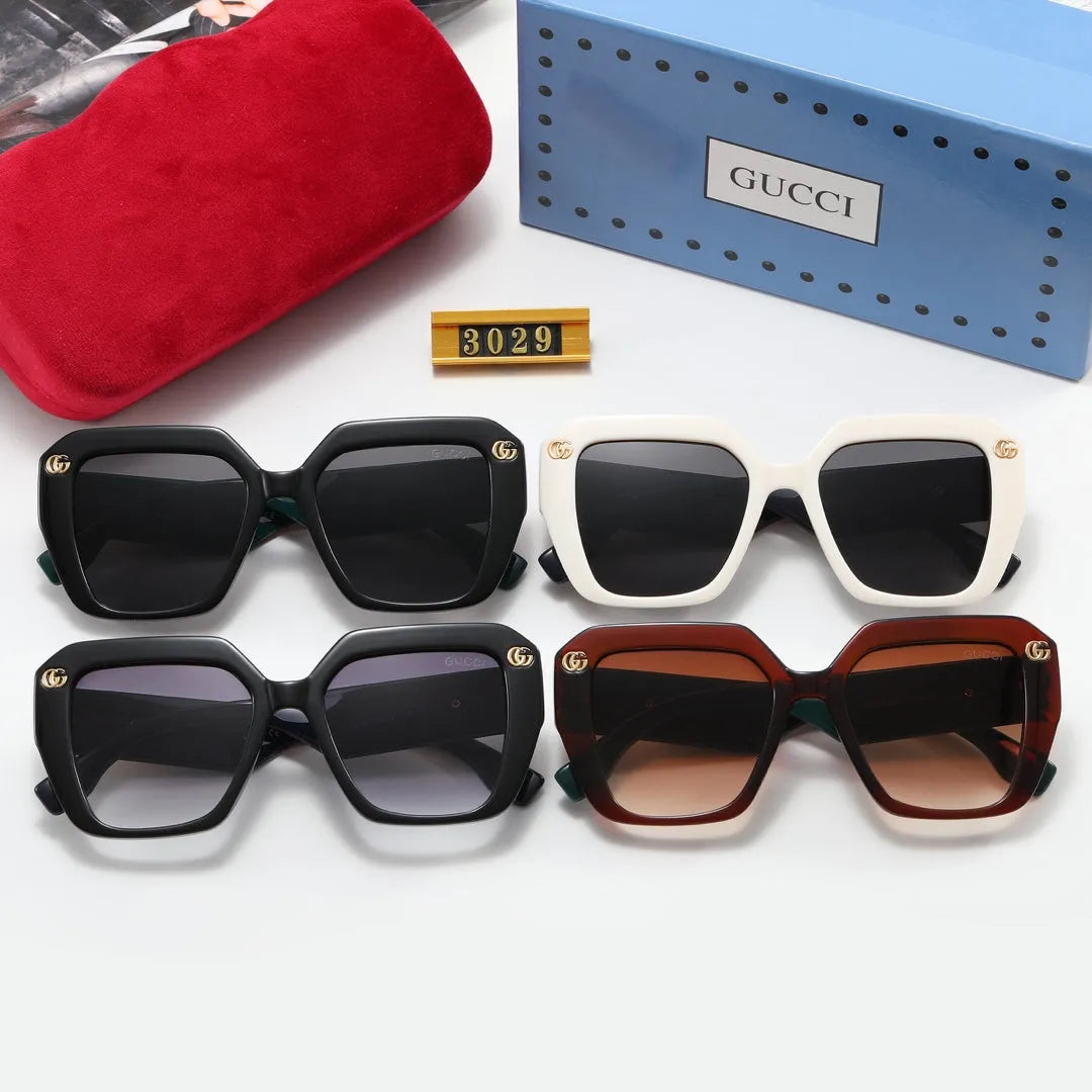 Fashion Striped Frame Sunglasses T474877
