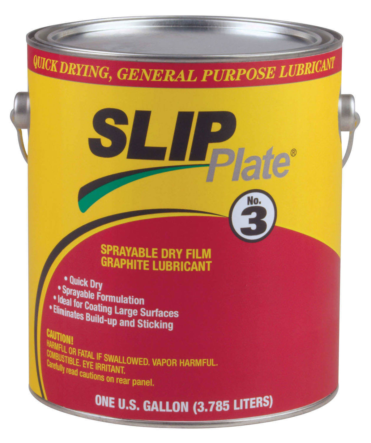Graphite Slip Plate #3, 1 Gallon Can (Pack of 4) N211407