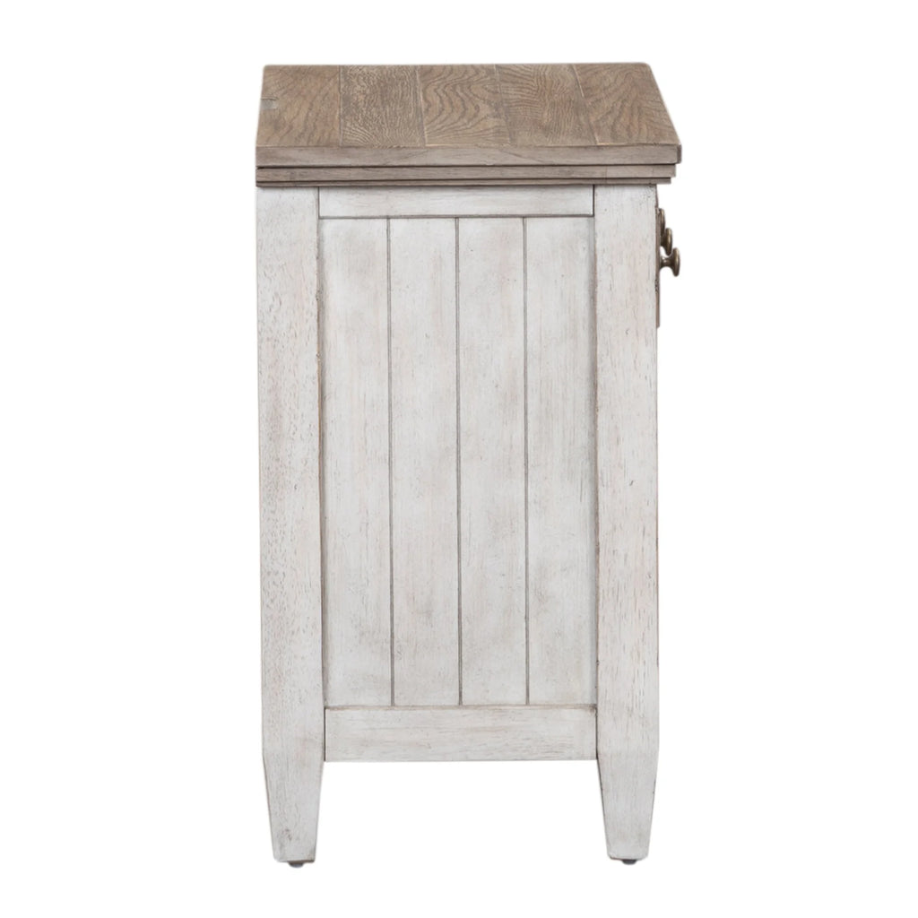 1 Drawer Night Stand with Charging Station F681683