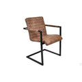 Leather Chair Beige X7271