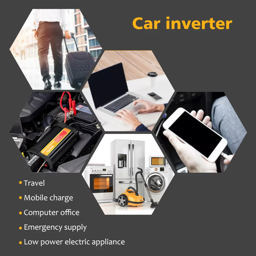 16000 Watts Power Inverter Converter DC 12V to AC 110V F4582