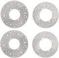 Front and Rear Brake Rotors Discs B6359