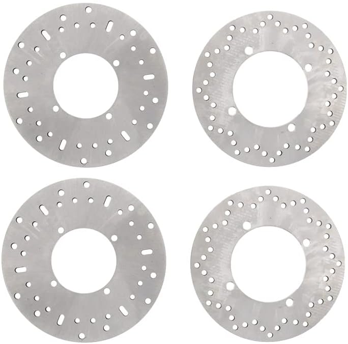 Front and Rear Brake Rotors Discs B6359