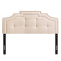 Cream Button Tufted Headboard G325