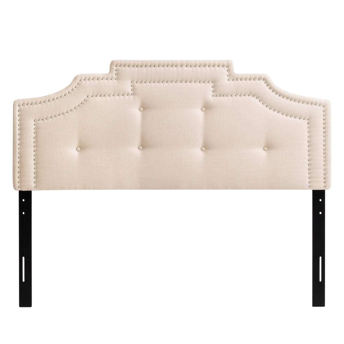 Cream Button Tufted Headboard G325