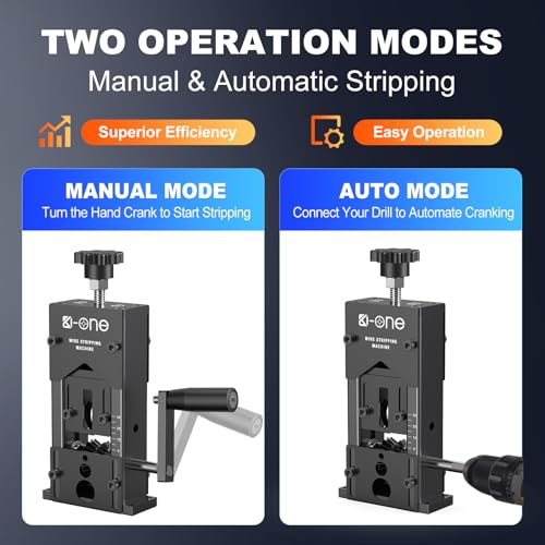 Manual Wire Stripping Machine, 0.06"-1.18" Wire Stripping Machine W126017