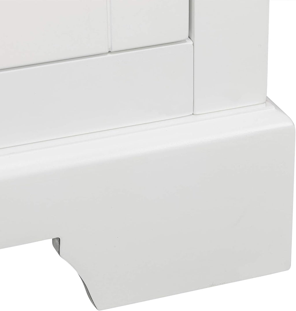 White 2 Door Freestanding Storage Cabinet J3859