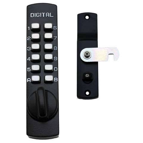 Mechanical Keyless Cabinet Cam Lock - Antique Brass V189